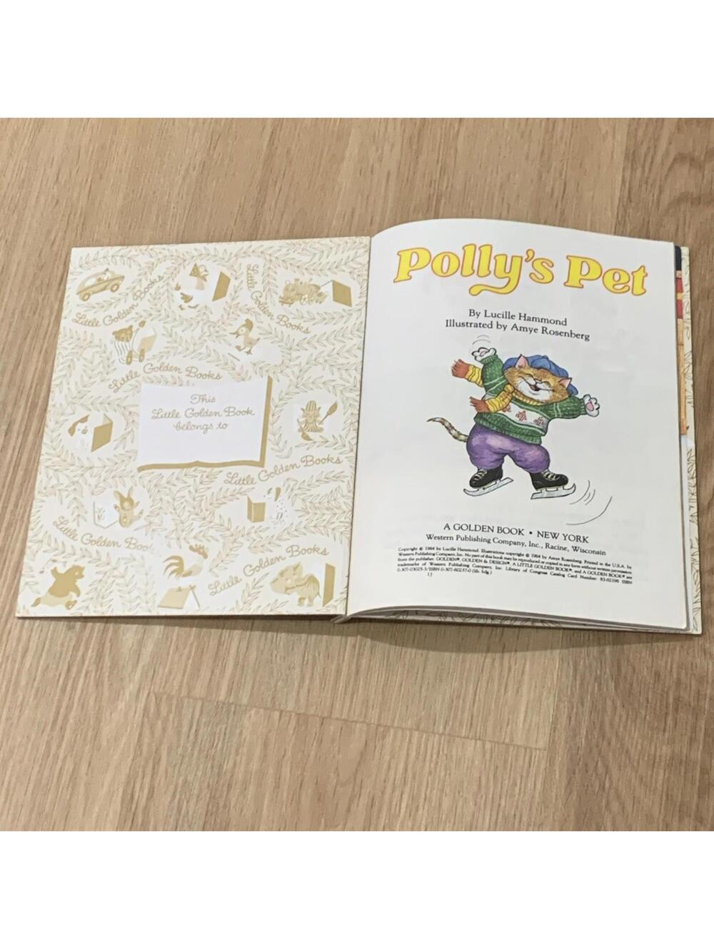 Polly's Pet by Lucille Hammond a Little Golden Book 302-55 (1984) Vintage - Picture 2 of 9